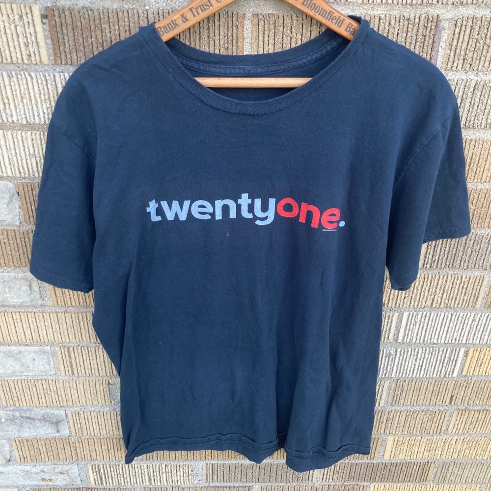 Twenty One Pilots Men's Medium T-Shirt Bundle Black Graphic Band Tees Set of 2